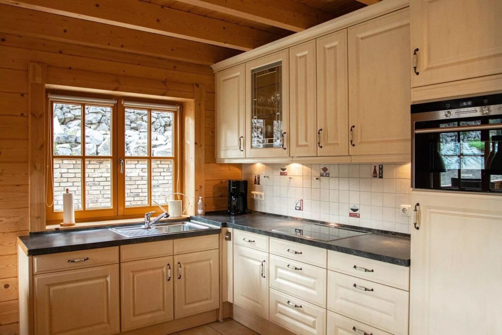 Luxus Blockhaus B-Küche
