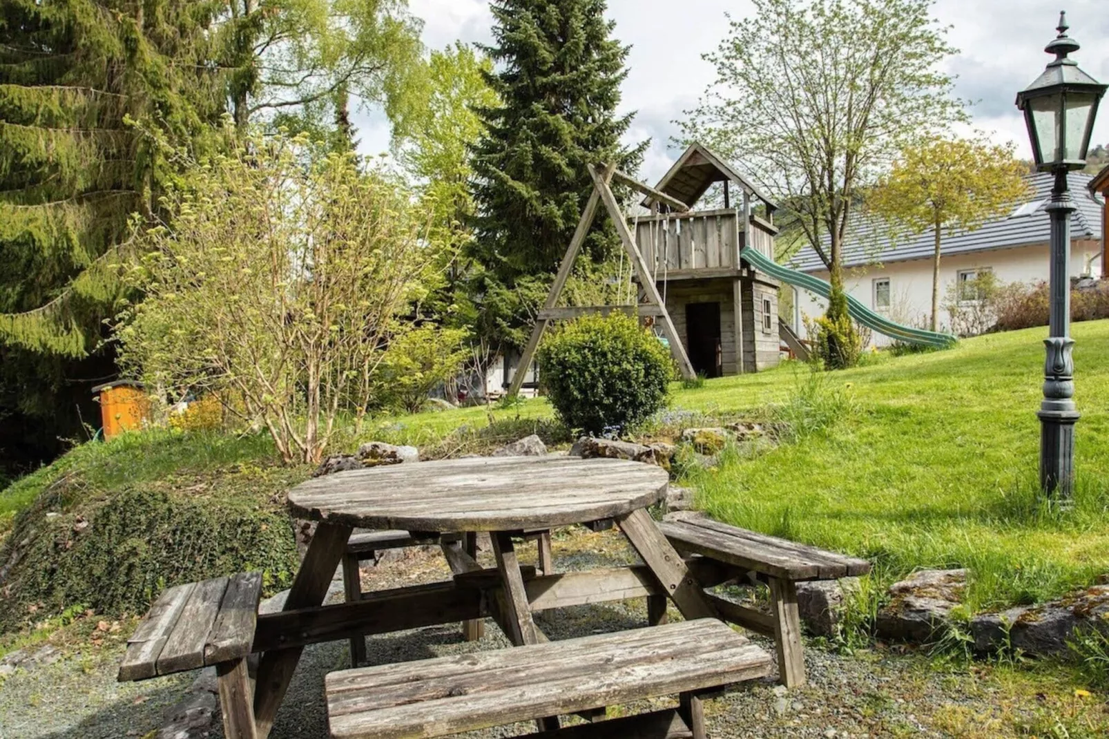 Luxus Blockhaus B-Gärten Sommer