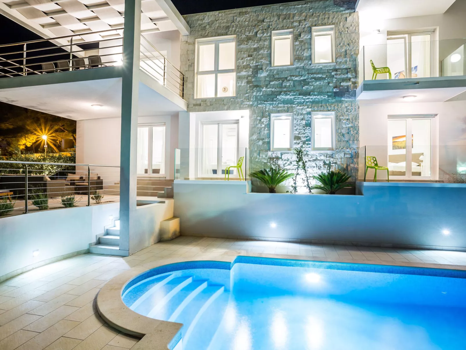 Villa Blanca Bol Insel Brac-Draußen