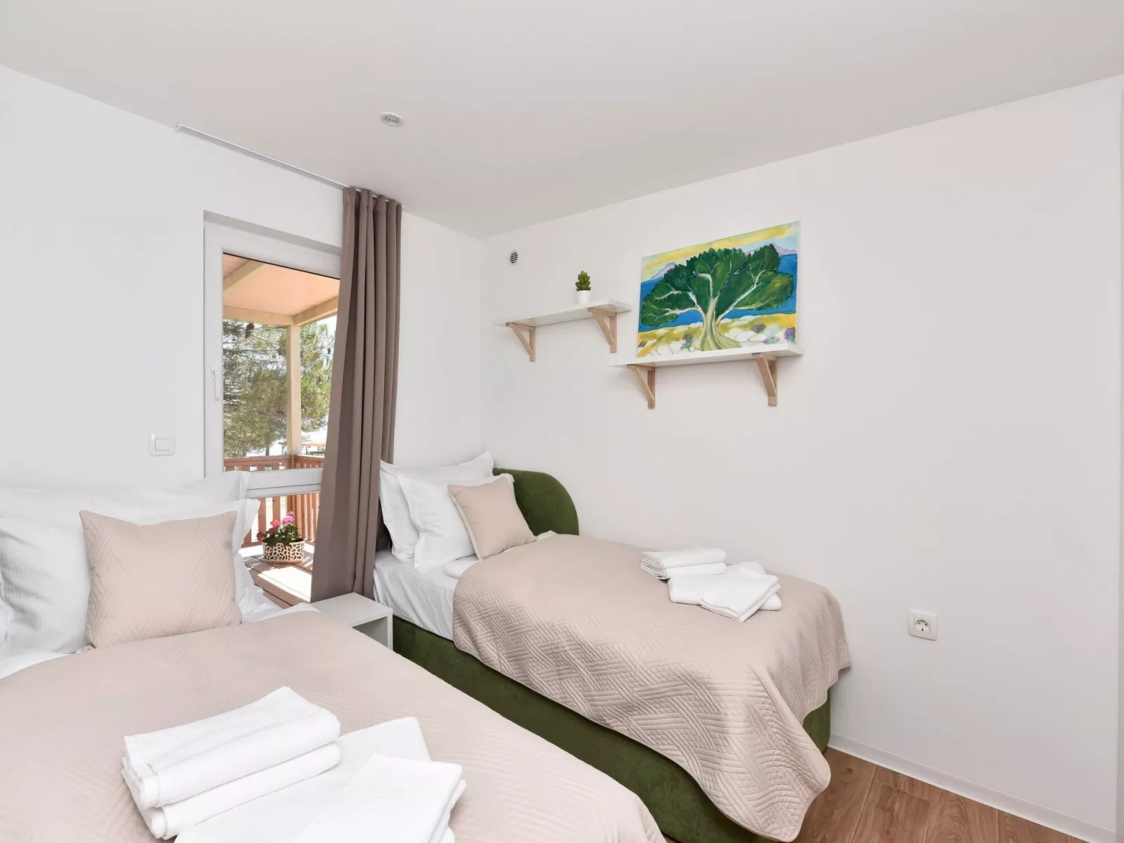 Mobilheim direkt am Strand-Inside