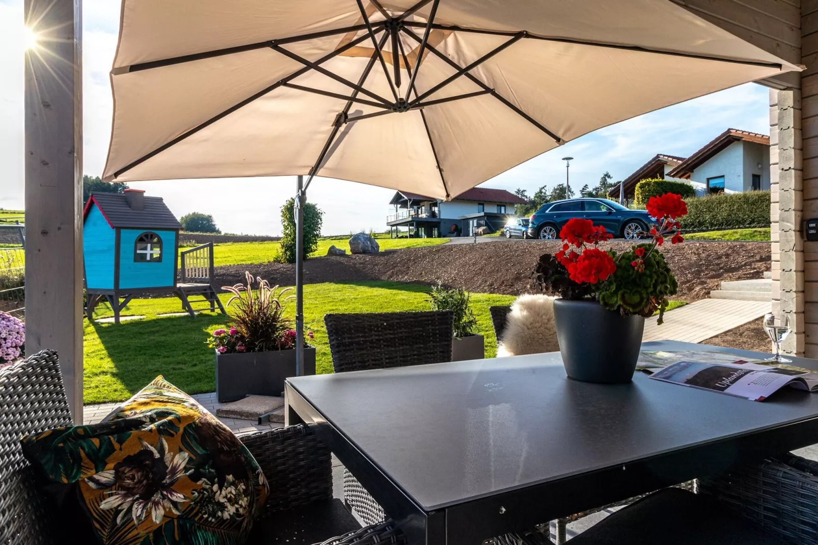 Holzhaus Willingen-Terrace balcony