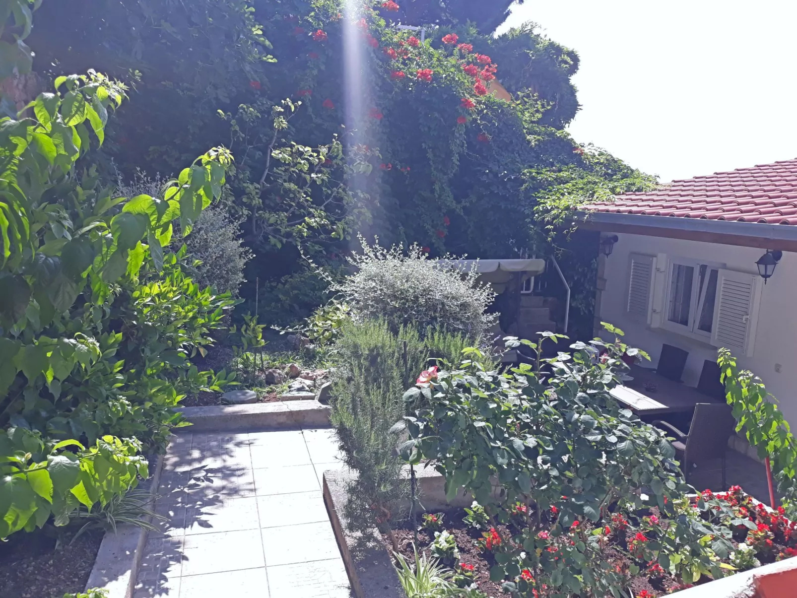 Haus am Wasser mit Blick aufs Wasser-Draußen