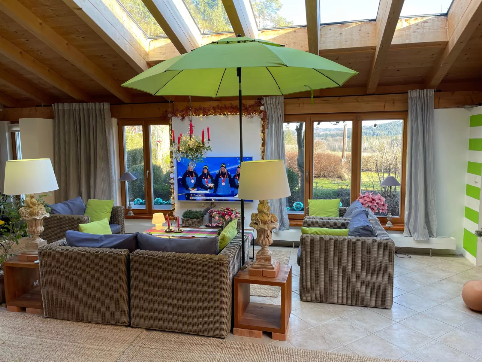 Mit Panoramablick-Inside