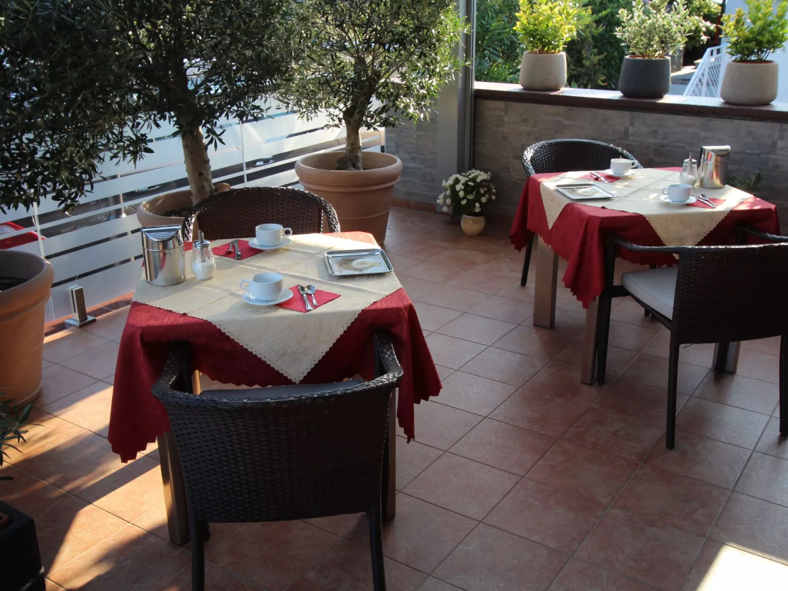 Appartement Silvia mit Terrasse und Meerblick-Draußen