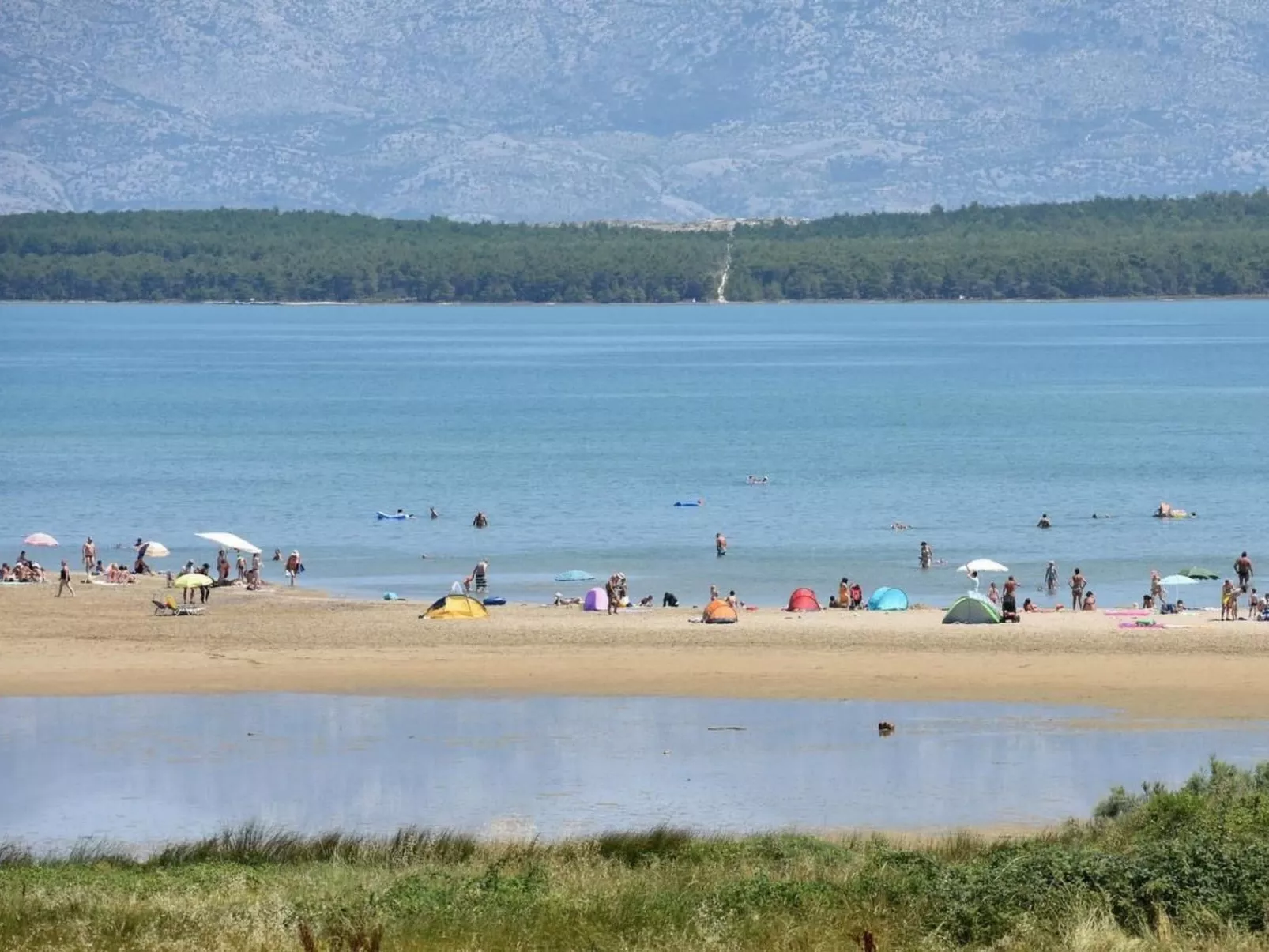 Appartement in Kožino mit Garten, Terrasse und Grill-Outside
