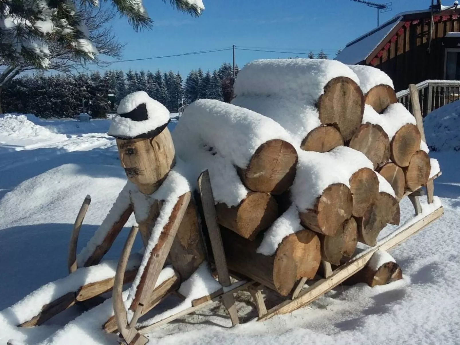 Charmantes Ferienhaus mit gemeinsamem Grill-Draußen