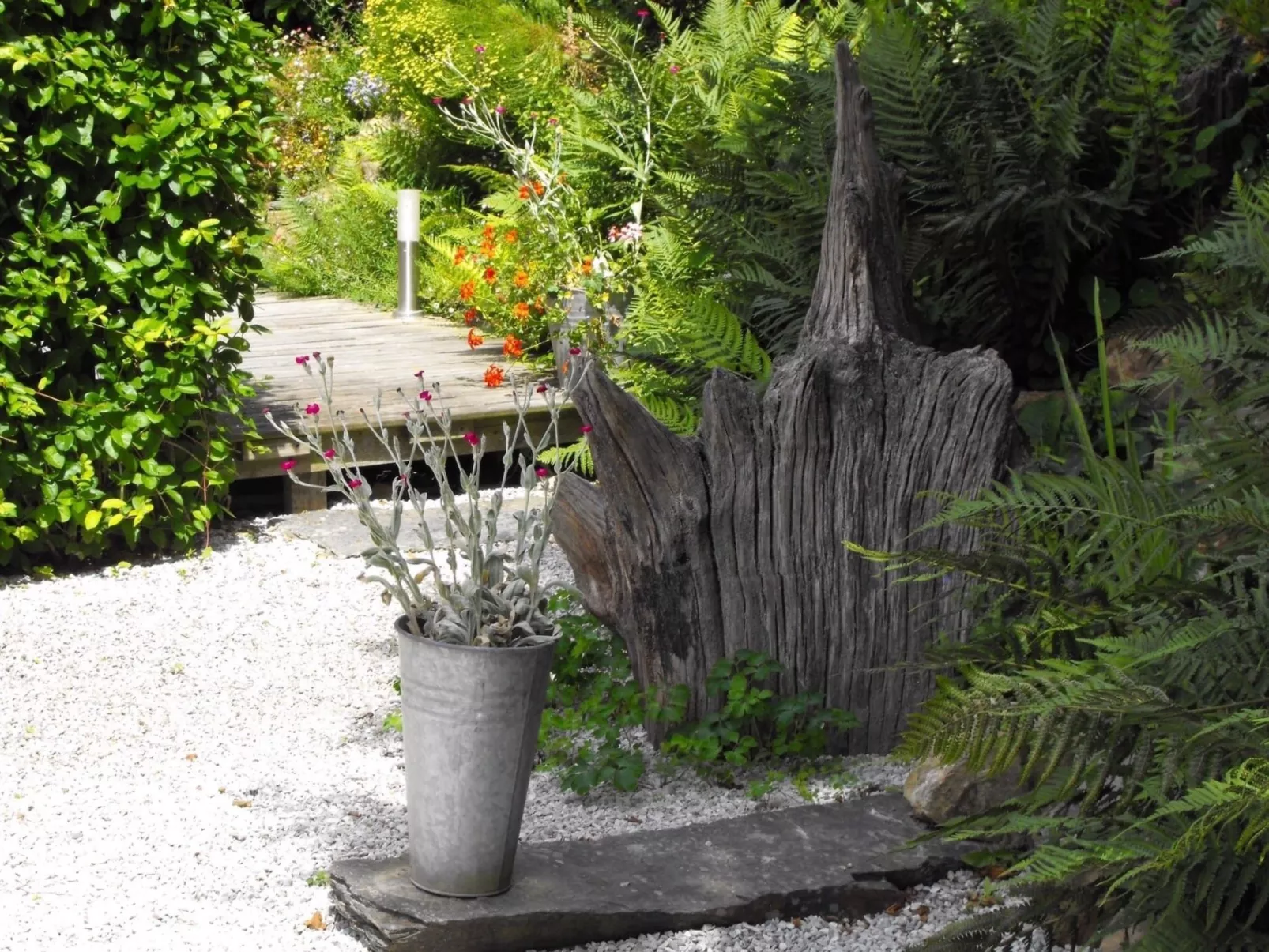 Kleiner Kokon mit seinem geheimen Garten-Outside