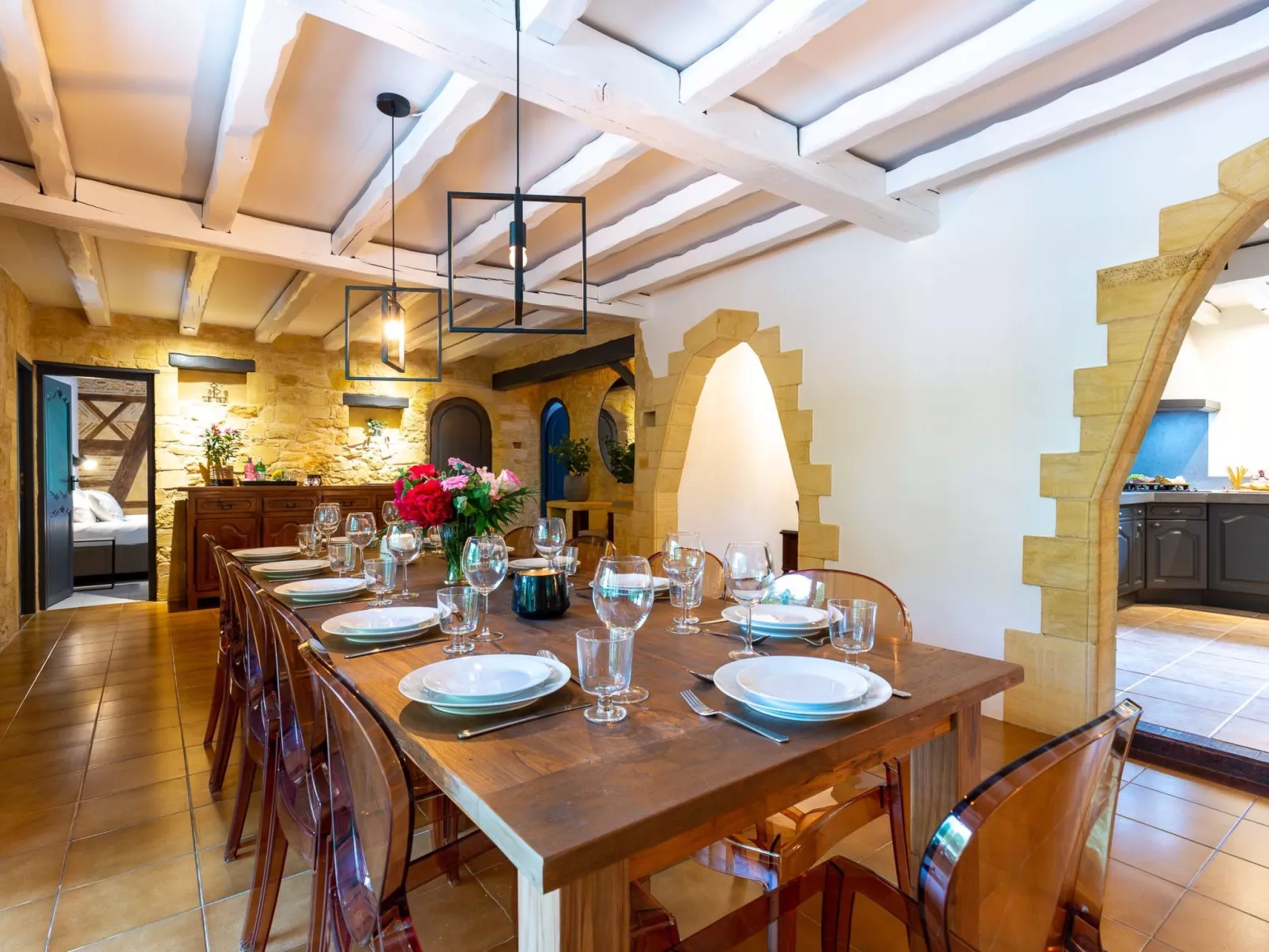 Luxus-Ferienhaus mit beheiztem Pool in der Dordogne-Inside