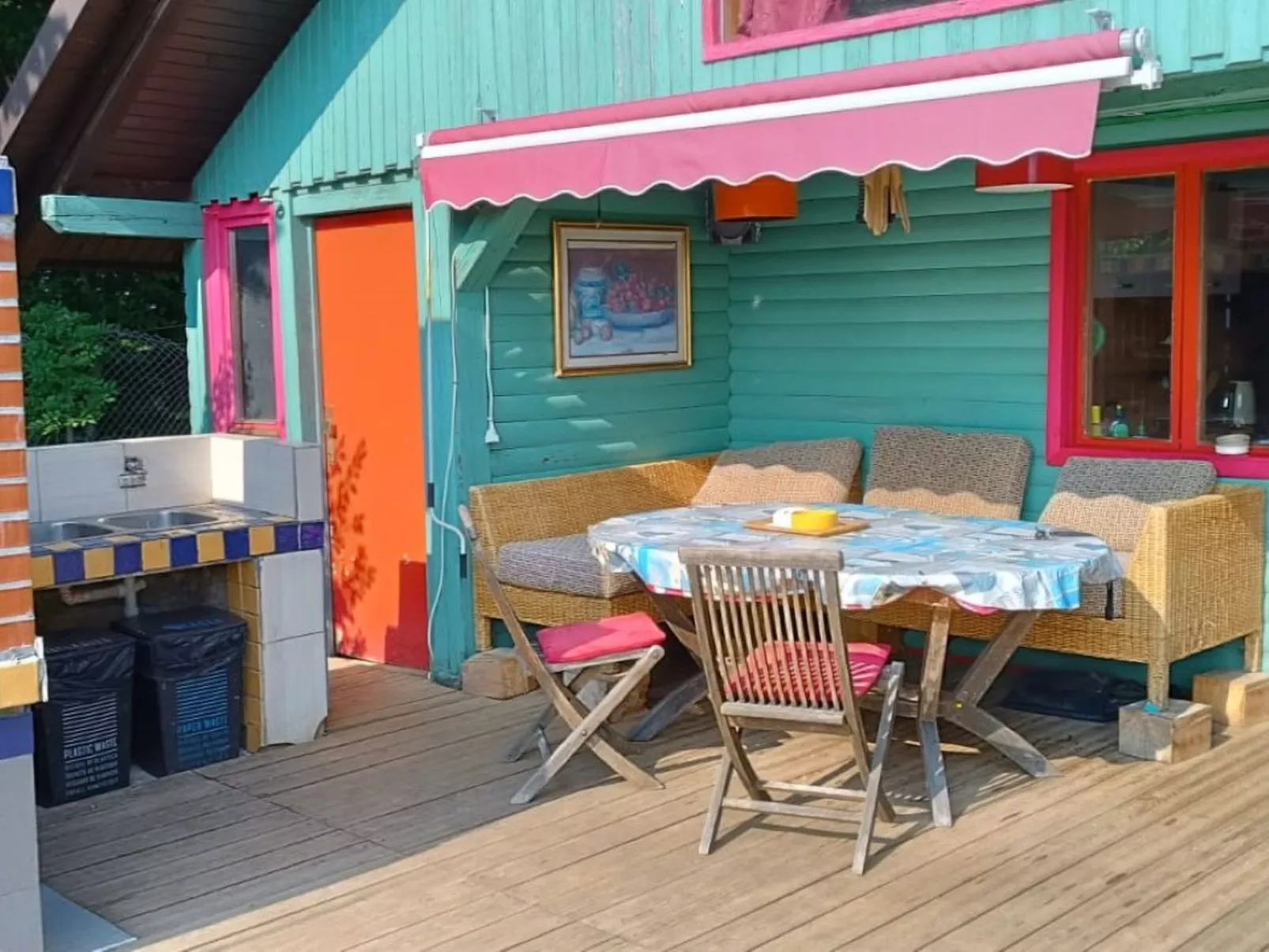 Märchenhaftes Holzhaus bei Ljubljana-Draußen