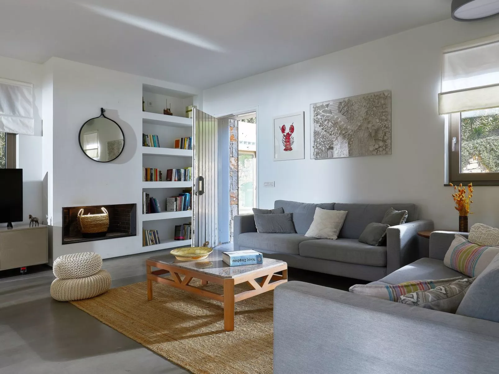 Villa Adagio mit Privatpool in Vrachasi, Kreta-Drinnen