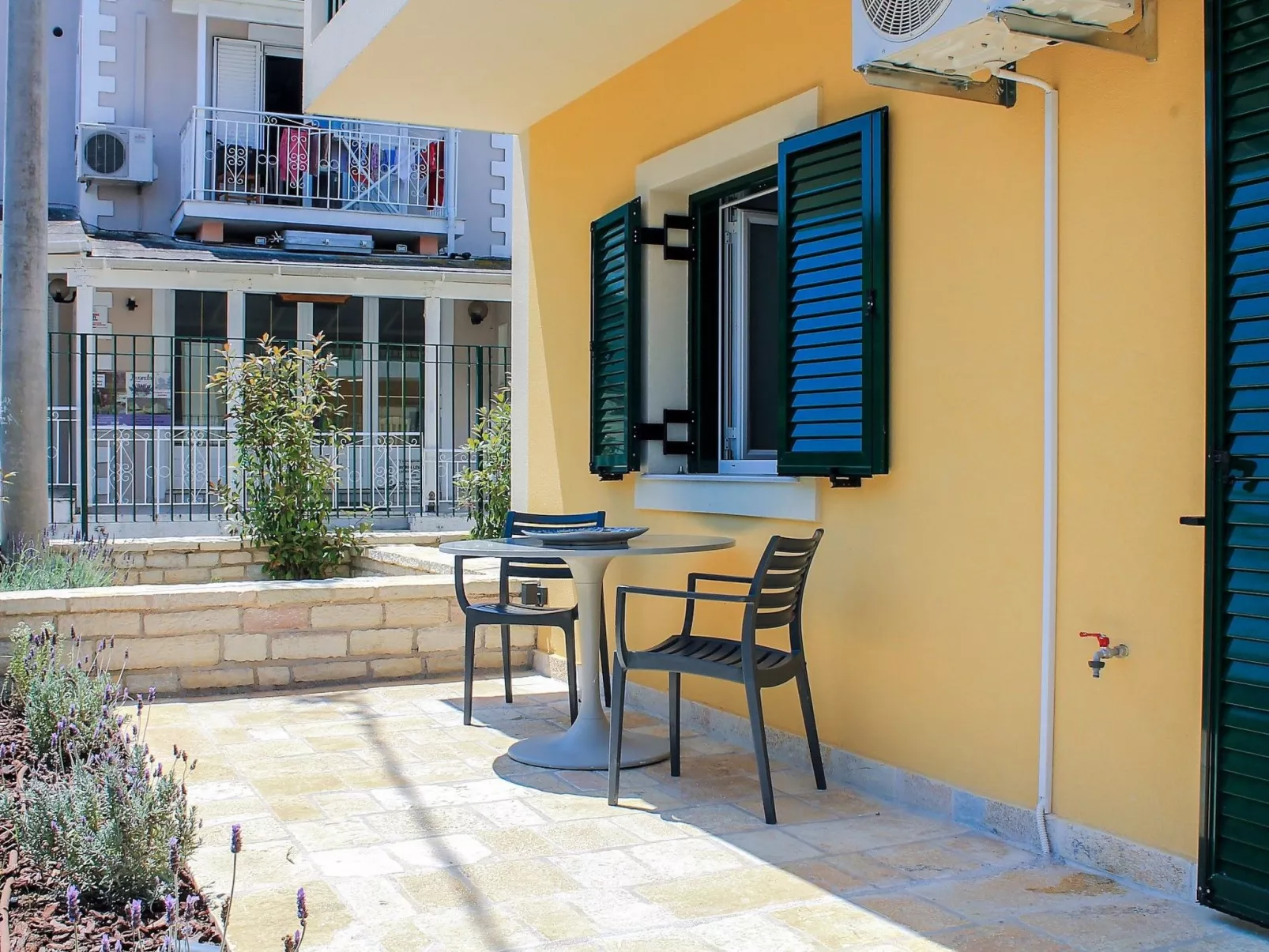 Stilvolle Erdgeschosswohnung Wave Tessera in Kassiopi-Draußen