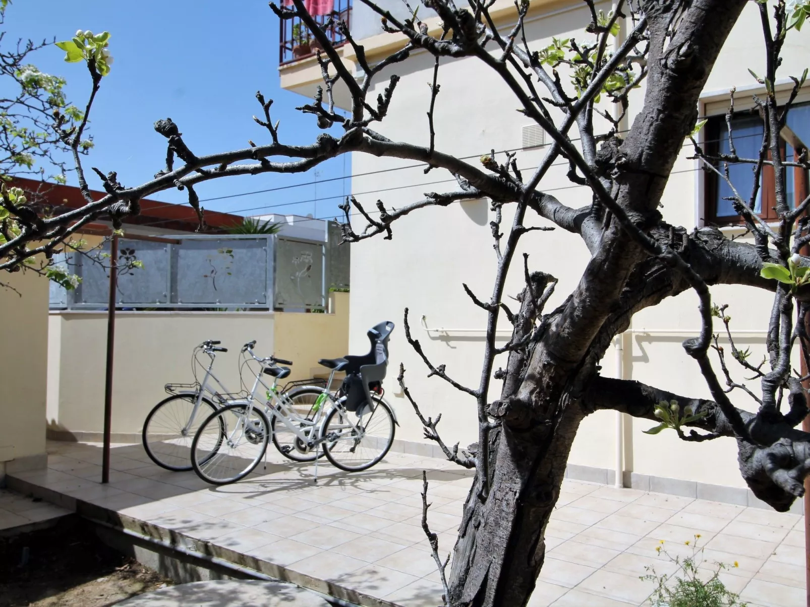 In Pulsano mit Garten-Draußen