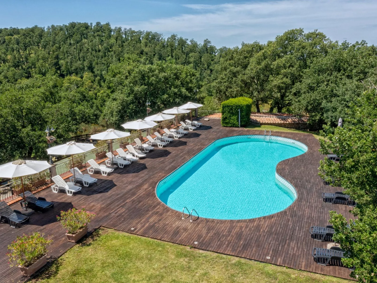 Unterkunft in Residenz mit Spa, Schwimmbad, Wi-Fi-Dehors