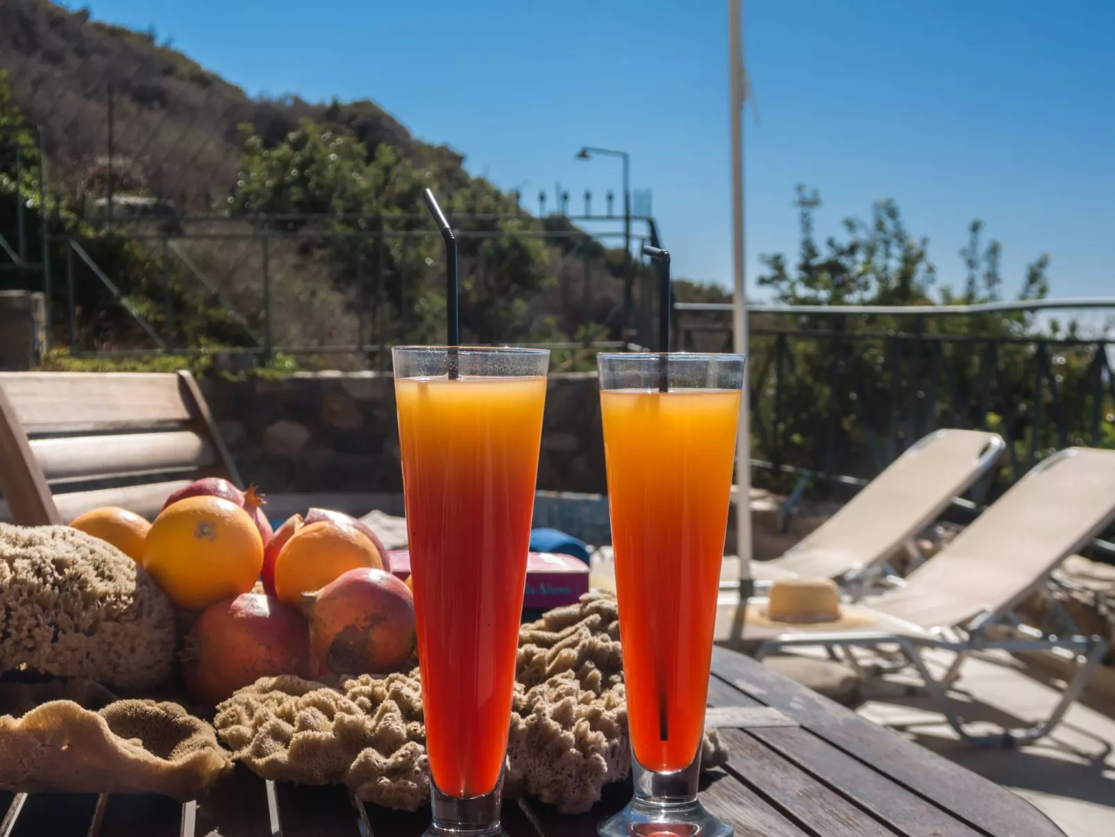 Steinvilla mit Meerblick bei Elafonissi-Draußen