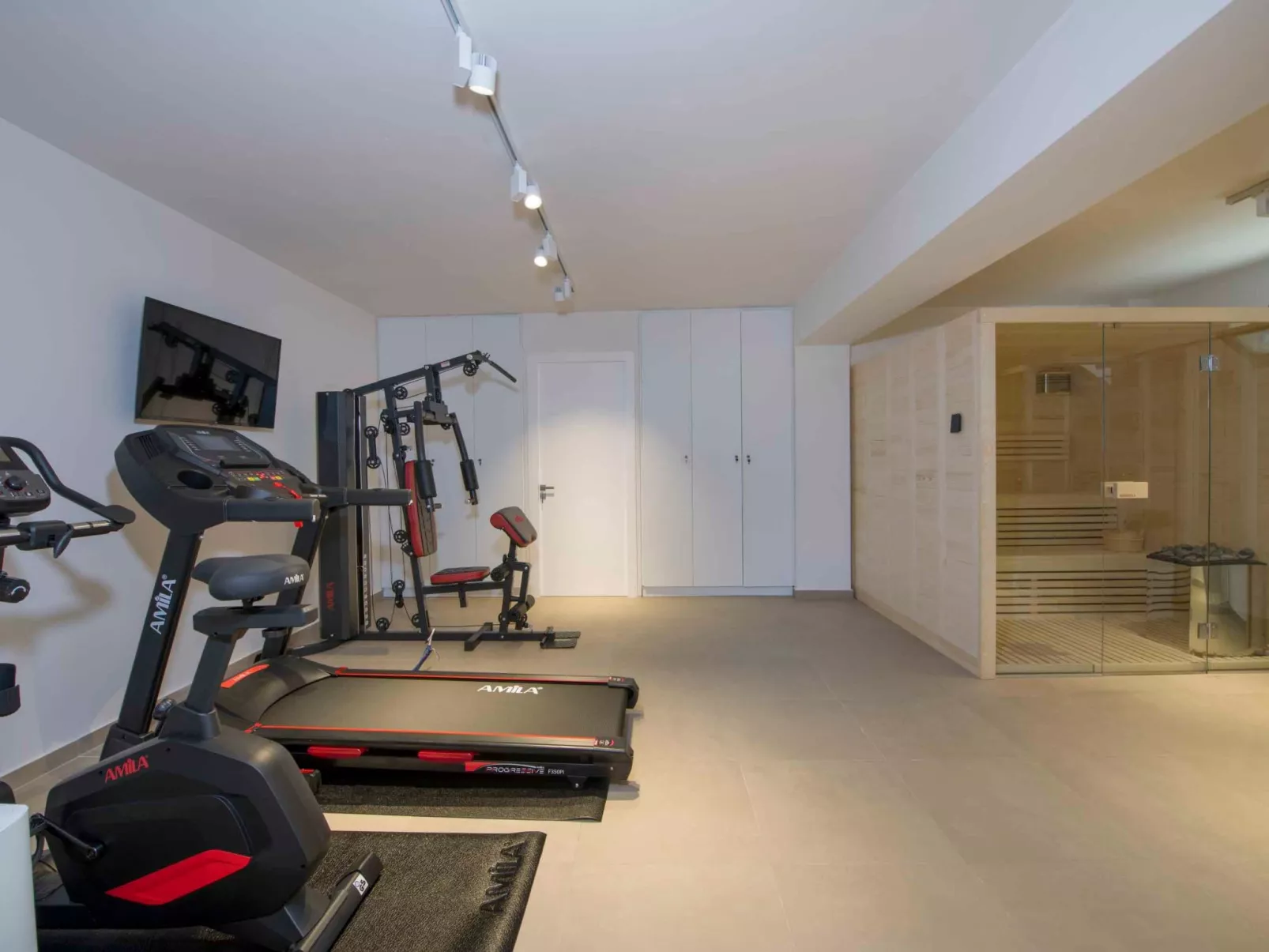 Kalyves Royal Villa-''Gratis''beheizter Pool, Fitnessraum, Meerblick-Inside