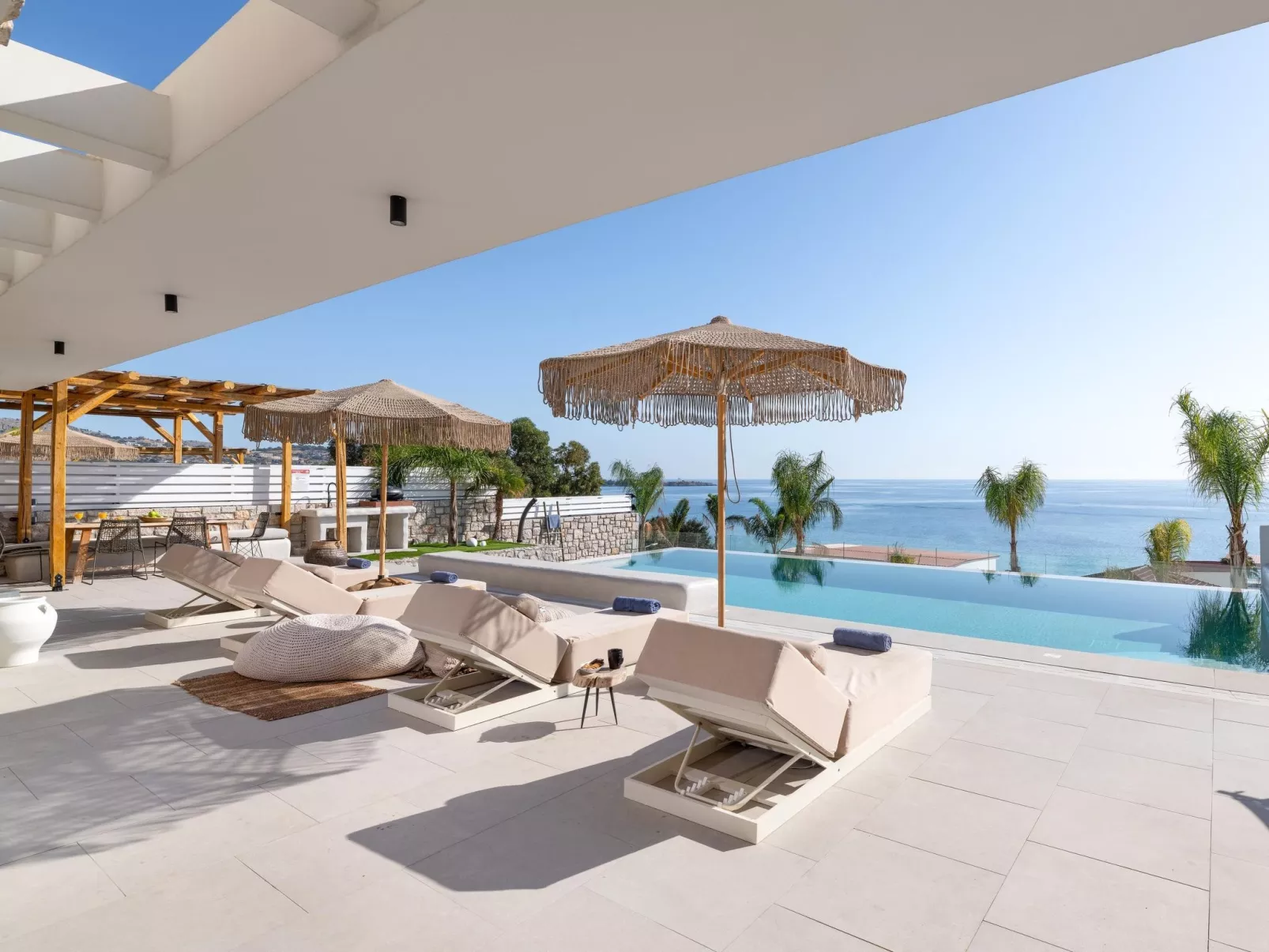 Ferienvilla Lido weiß in Strandnähe-Dehors