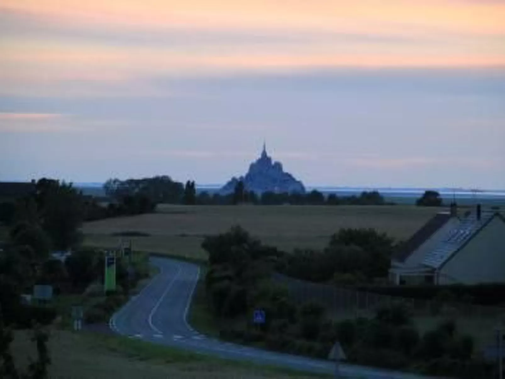 Gite Pamphilienne mit Blick auf Mont Saint Michel-Dehors