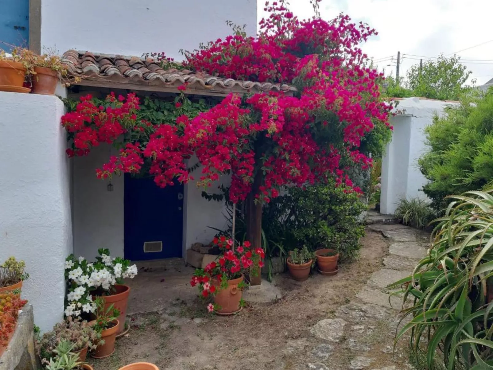 Historisches Haus in der Nähe des historischen Dorfes von Óbidos-Dehors