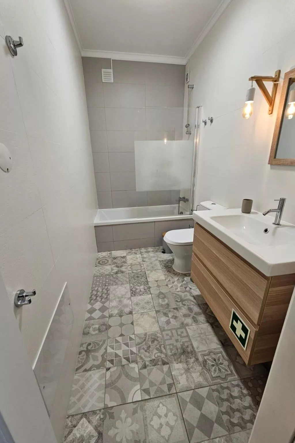 Fluss Meer Sonne am Costa Nova Strand-Drinnen