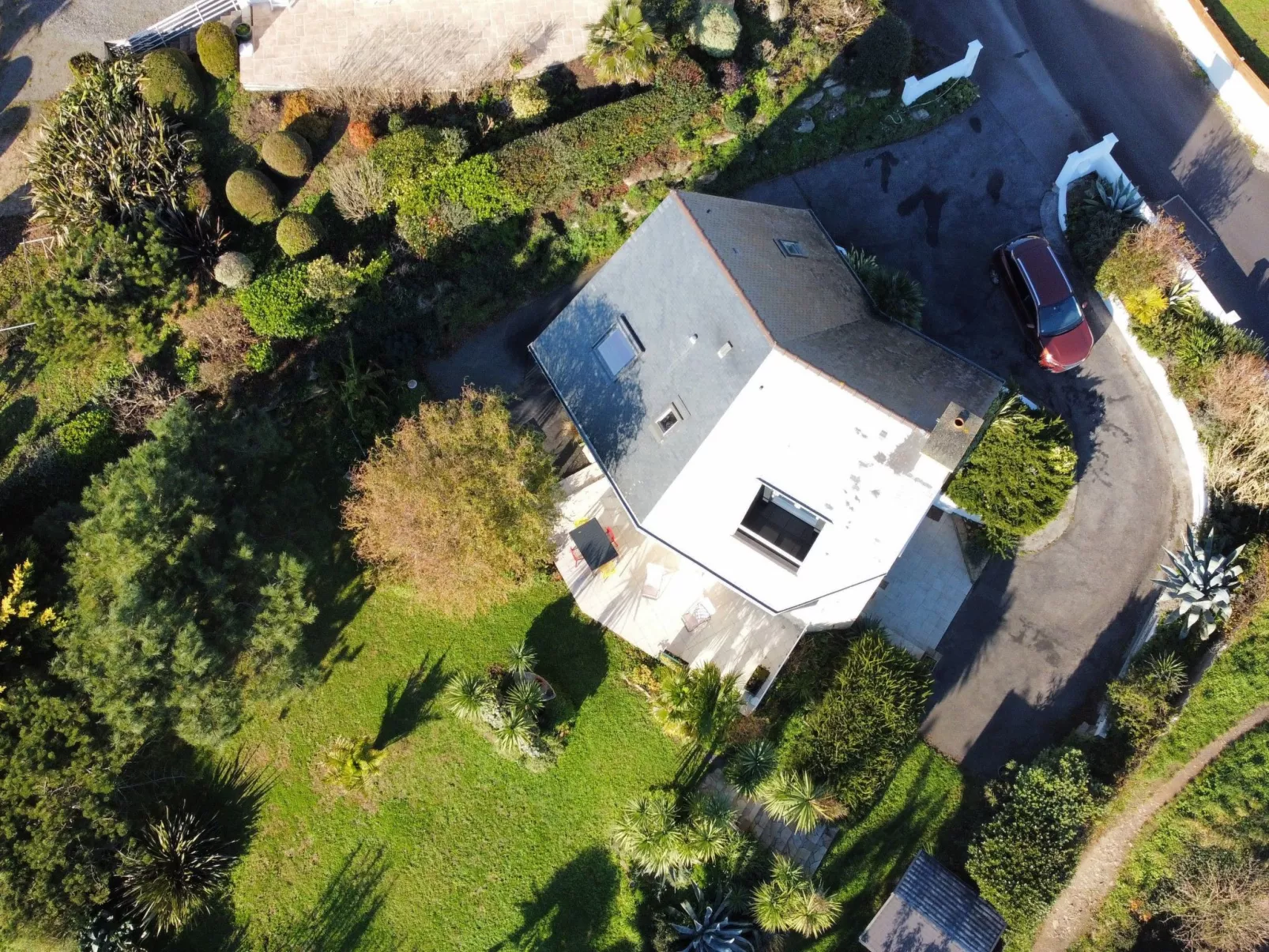 Prächtige Villa mit exotischem Garten, Strand 200m entfernt-Dehors