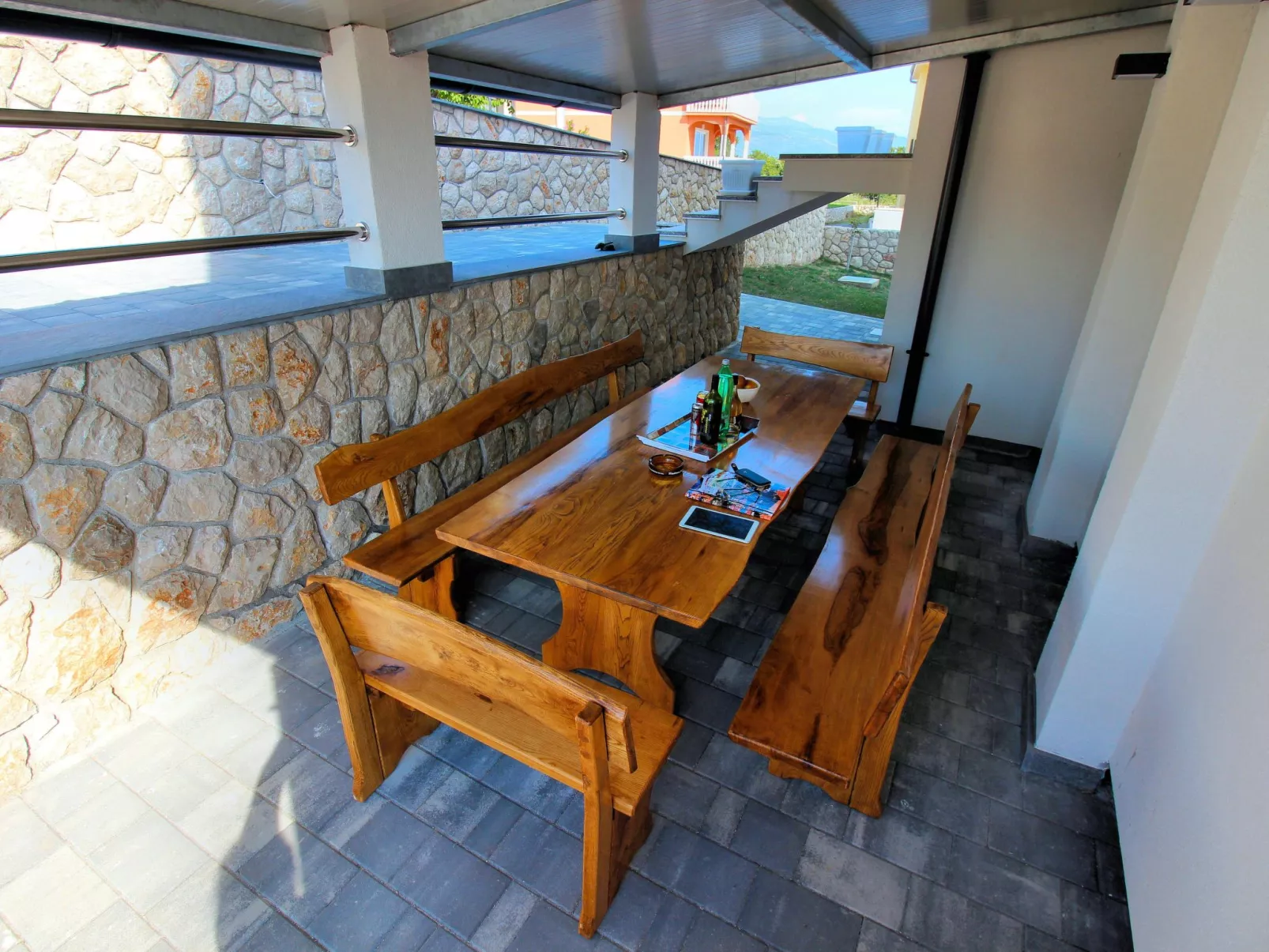 Wohnung "Buba 5" mit Terrasse-Draußen