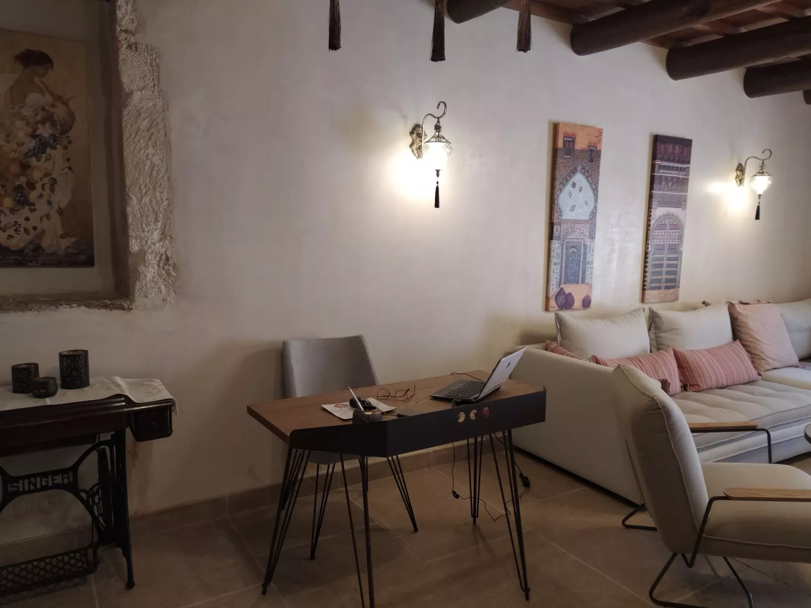 Mit Bergblick-Inside