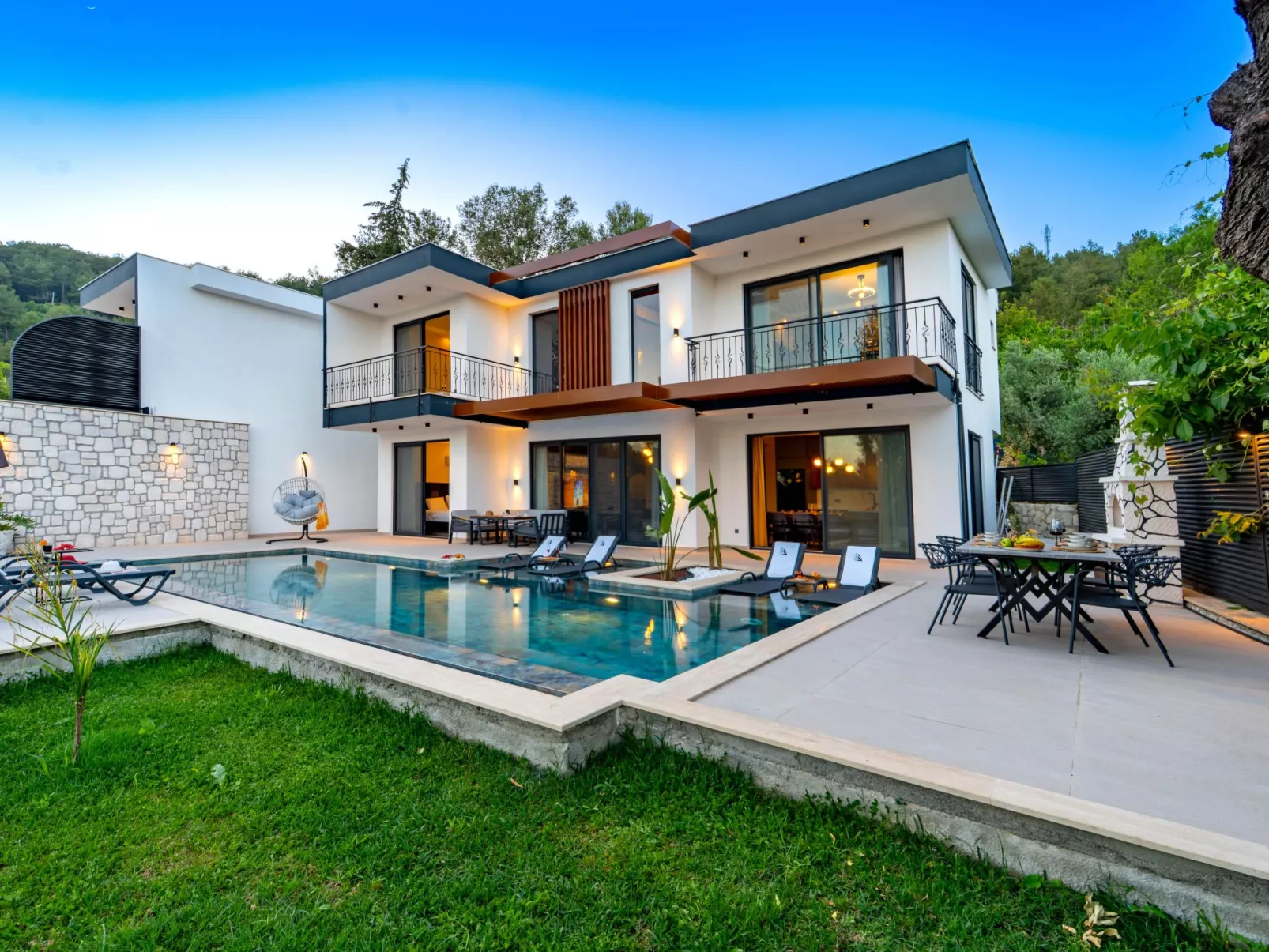 Neue Villa in Kas-Outside