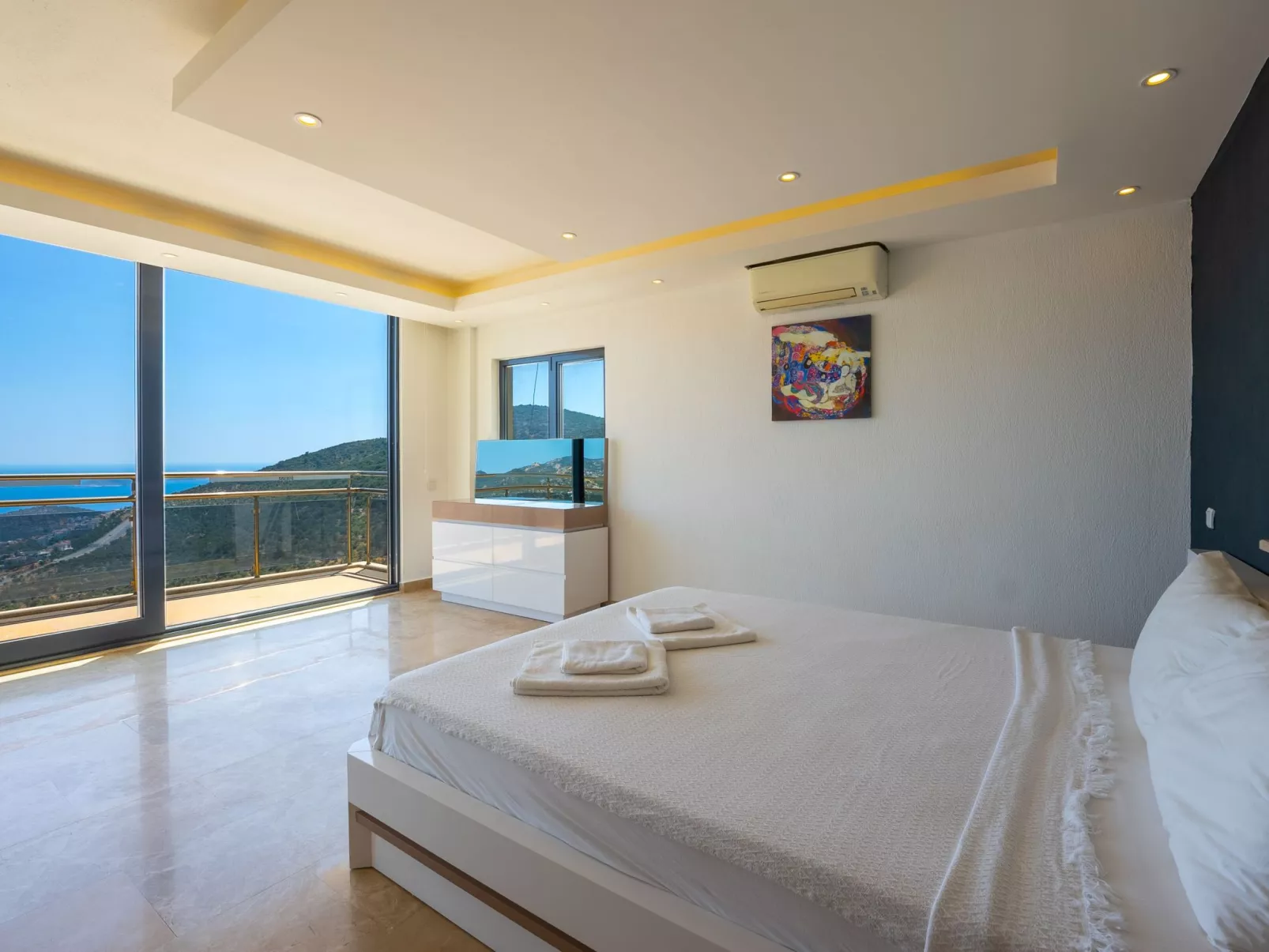 Villa mit Traum-Meerblick für 12 Personen-Drinnen