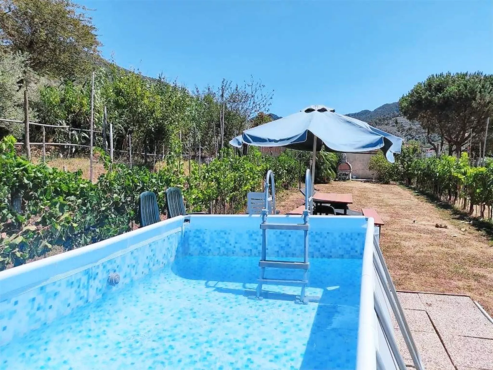 Mit privatem Pool-Outside