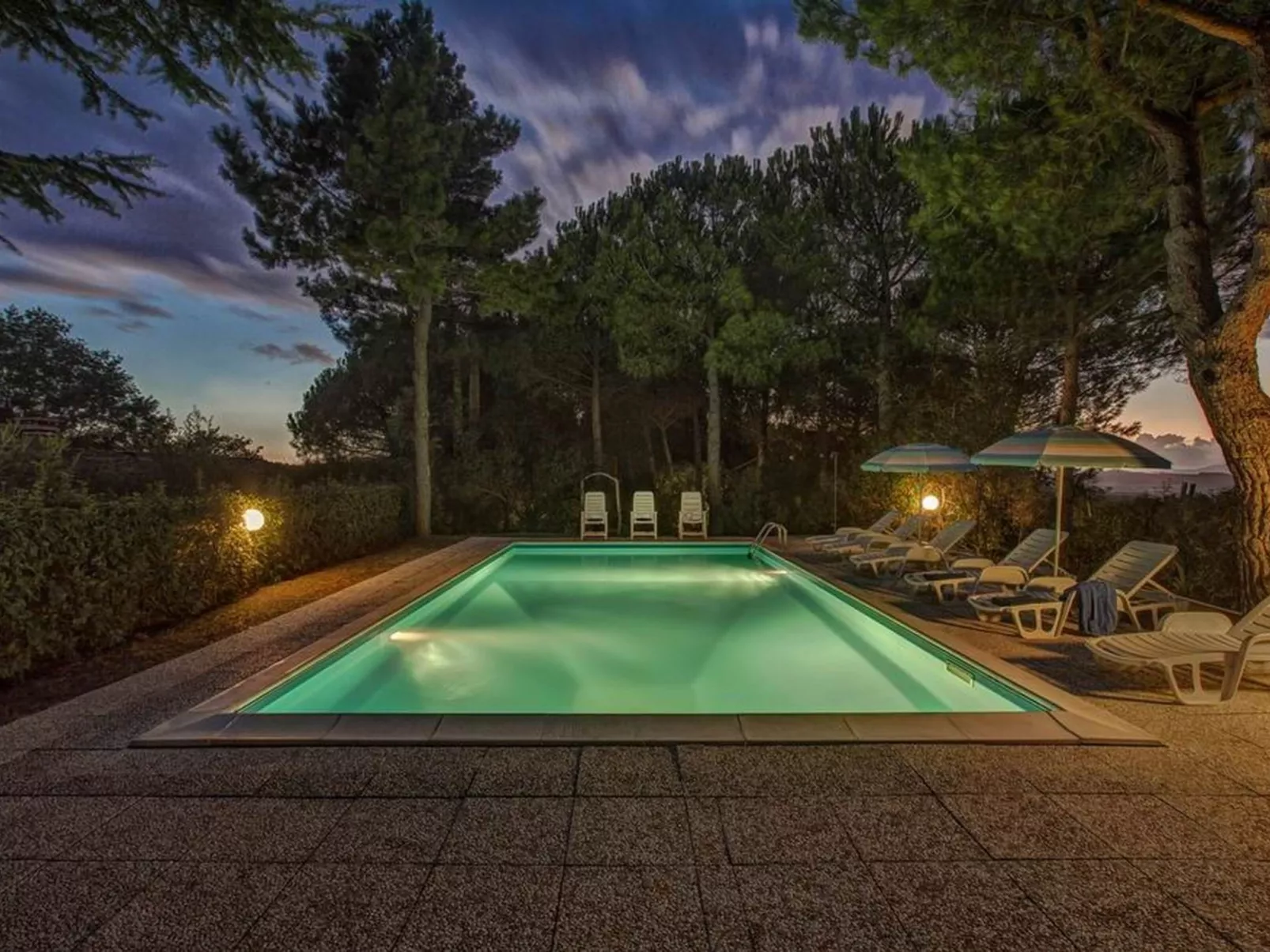 Michele Leccino' Wohnung mit Schwimmbad-Dehors