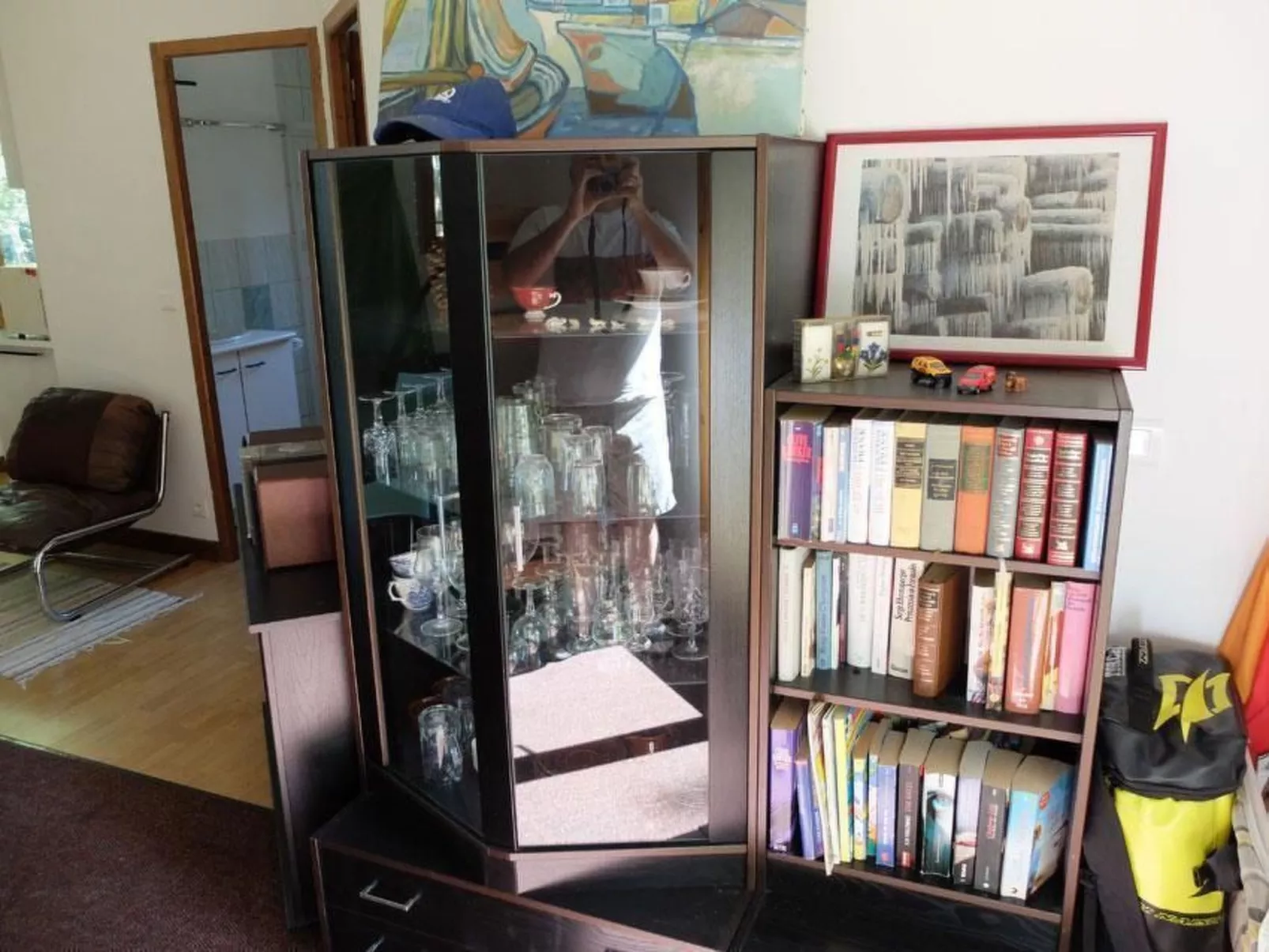 Gemütliches Ferienhäuschen im Grünen mit Terrasse-Drinnen