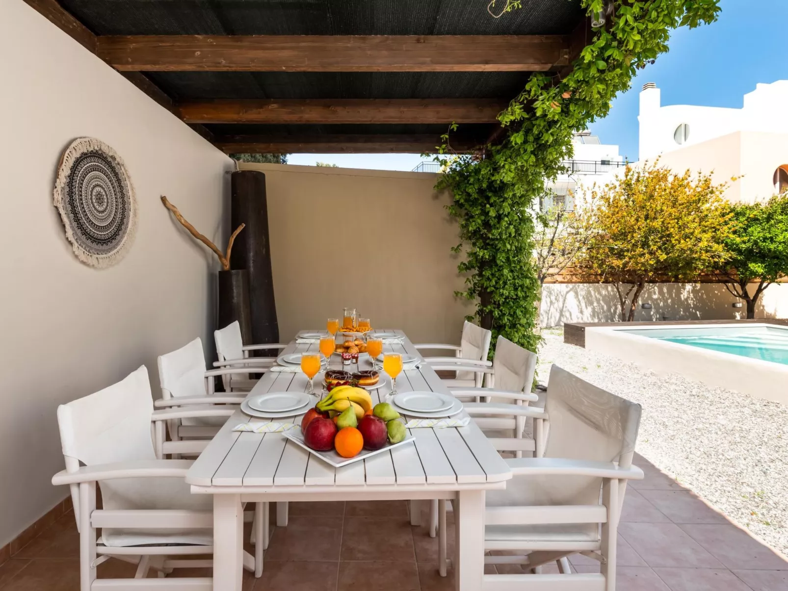 Luxuriöse Villa in Vasiliki-Dehors