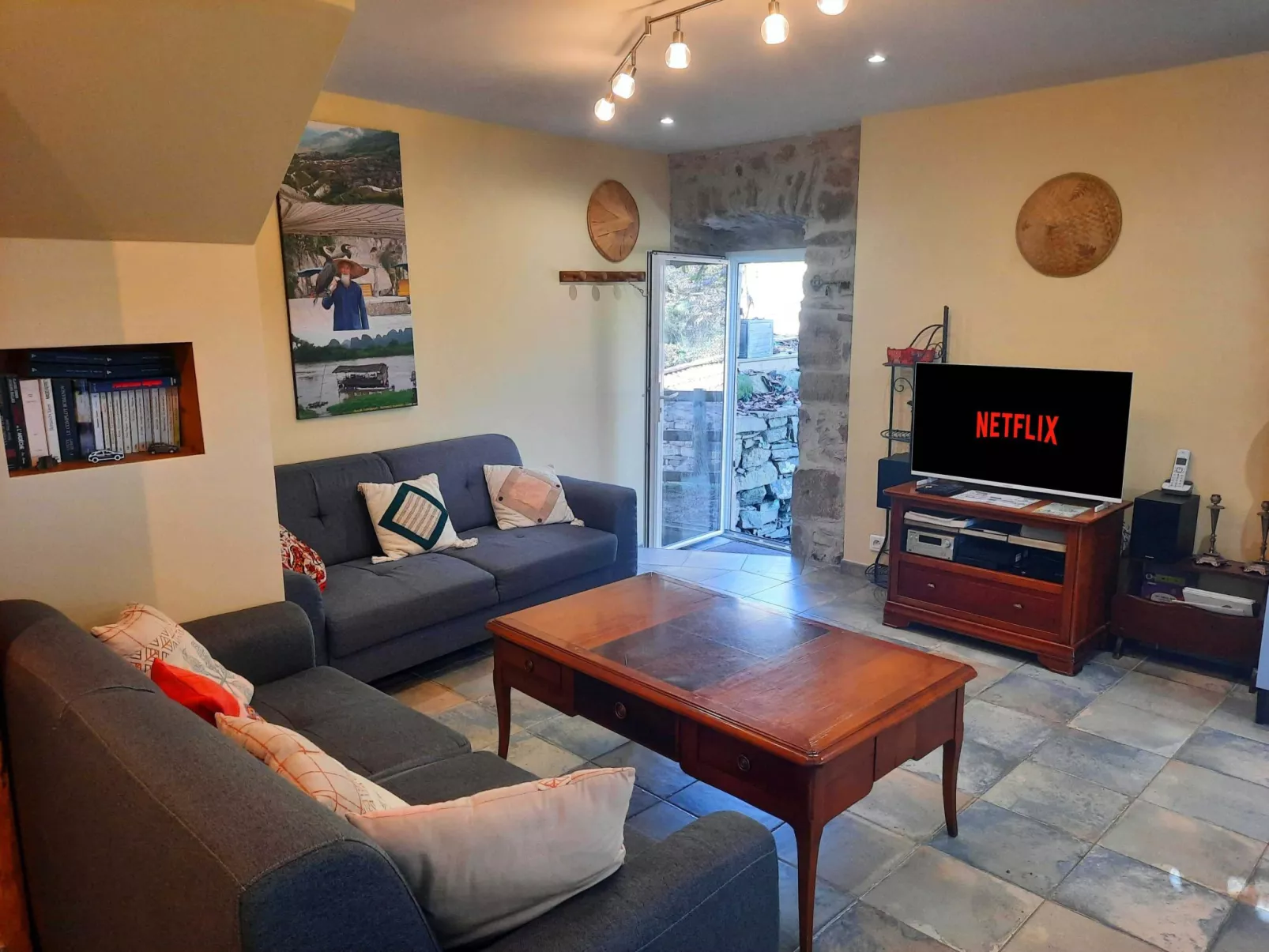 Haus "La Croix Dupuy" mit privatem Pool-Drinnen