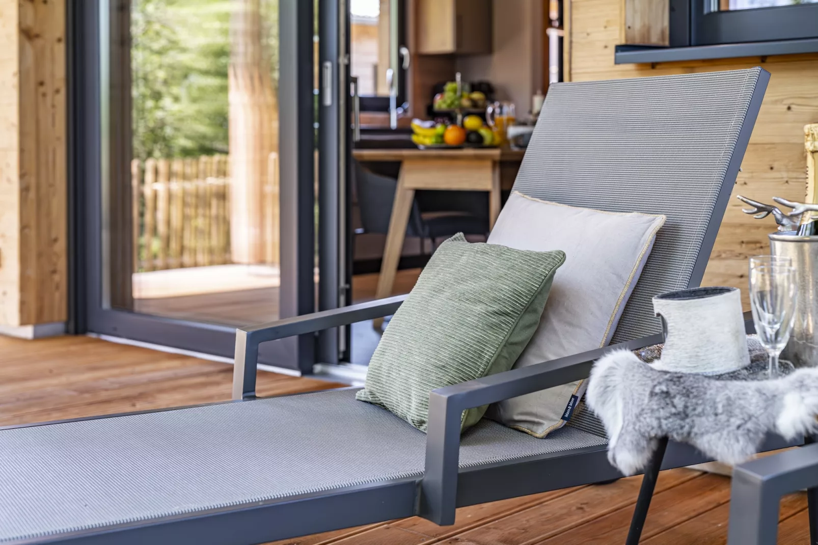 Chalet Bungalow-Terrasse / balcon