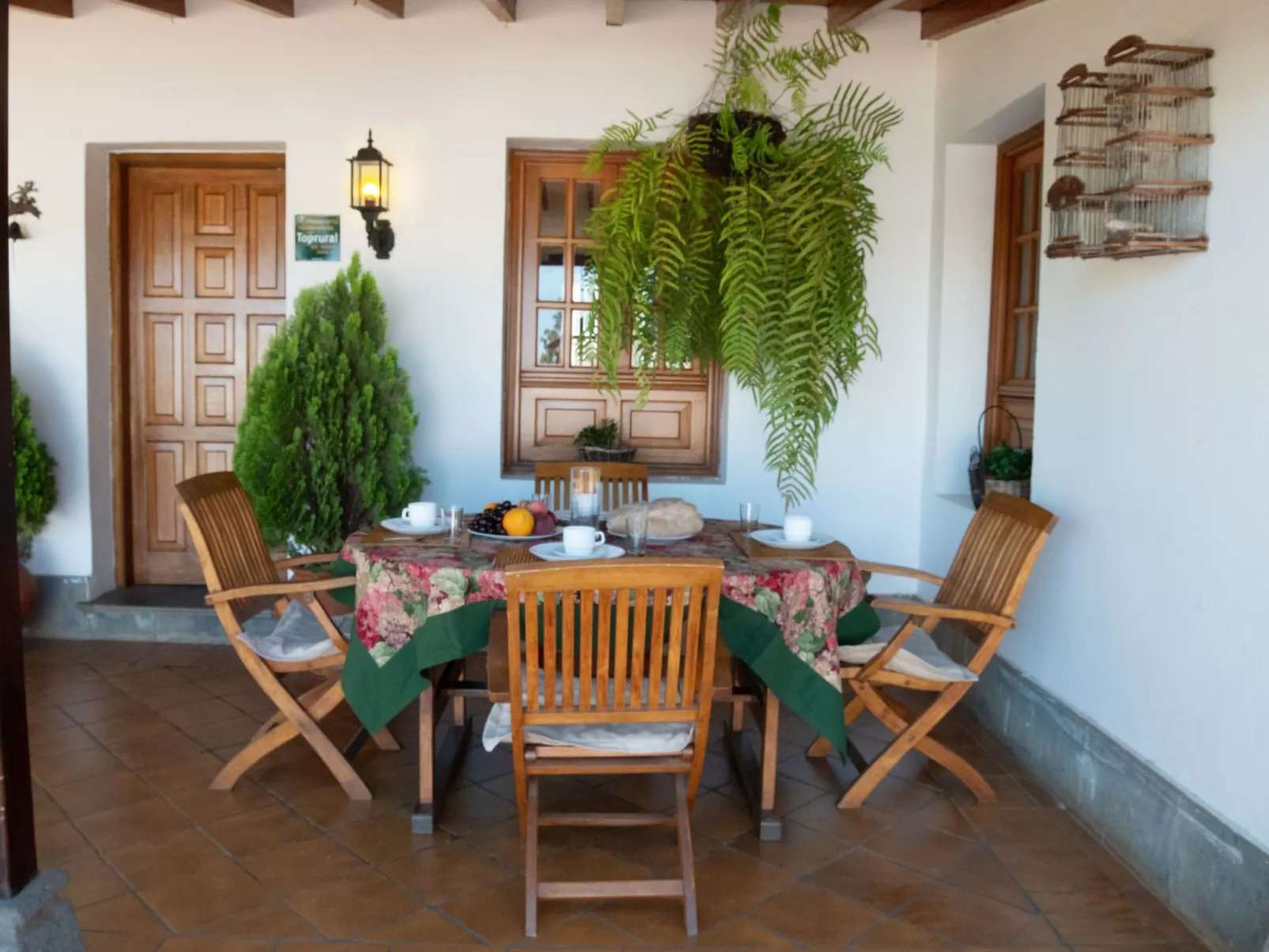 Typisch kanarische Finca Elena mit eigenem Pool-Draußen