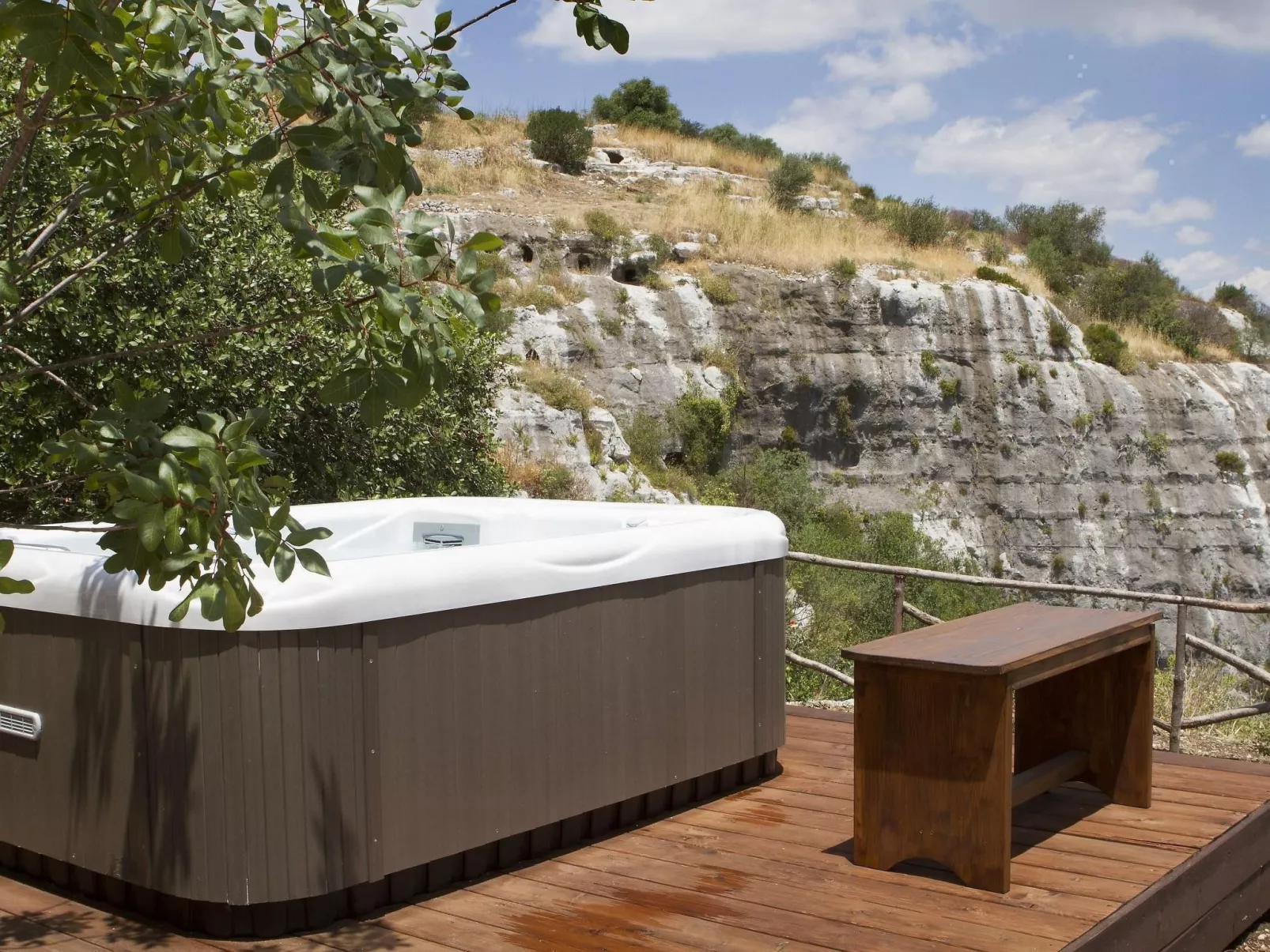 Komfortable Villa Castello - Blick auf Cava d'Ispica-Dehors