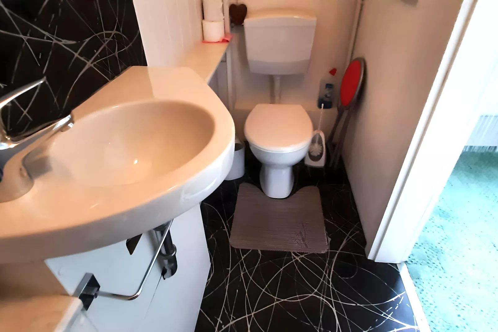 Ferienapartment Romatik in Wildemann Harz-Bathroom