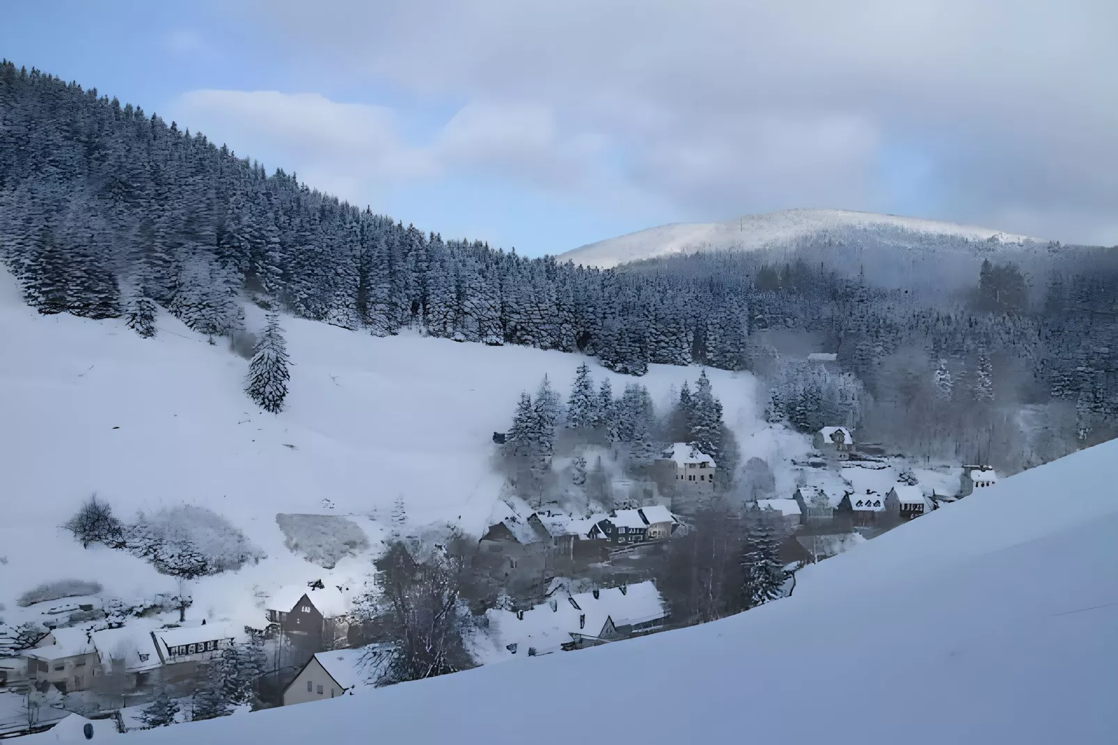 Ferienapartment Romatik in Wildemann Harz-Area winter 5km