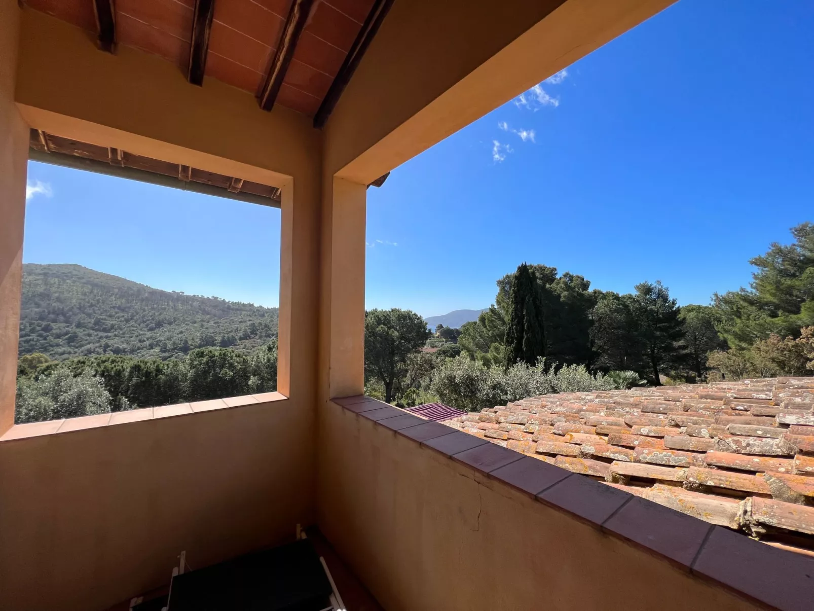 Exklusiv Ferienhaus Elba mit Panorama und Garten-Draußen