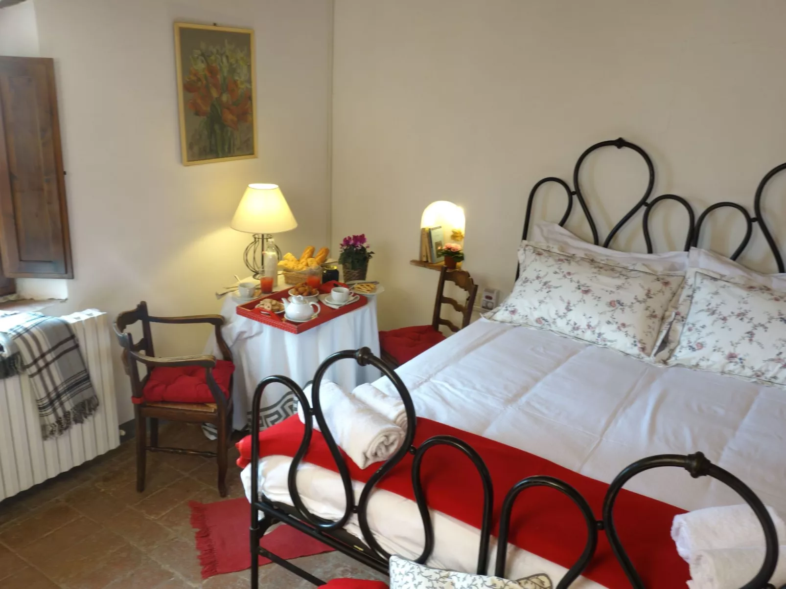 Urlaub flach weiß - Drinnen