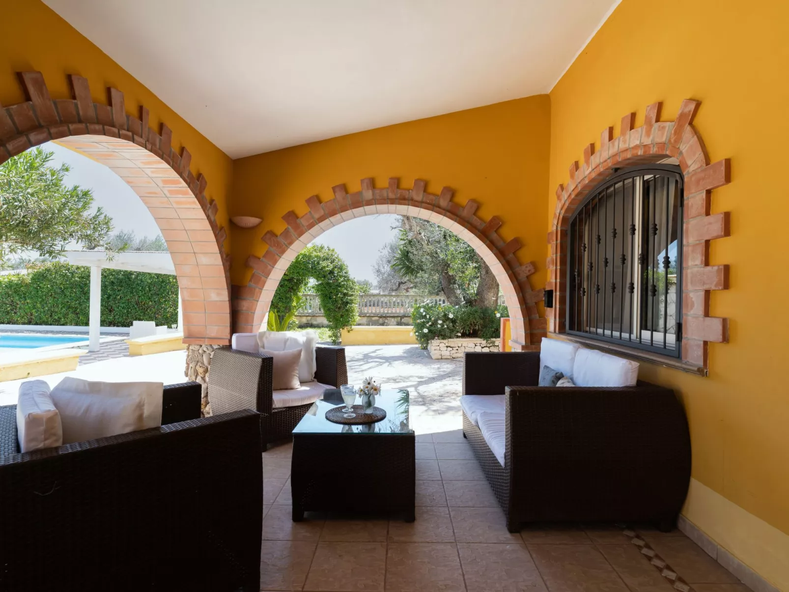 Villa Azzurra mit Pool - Draußen