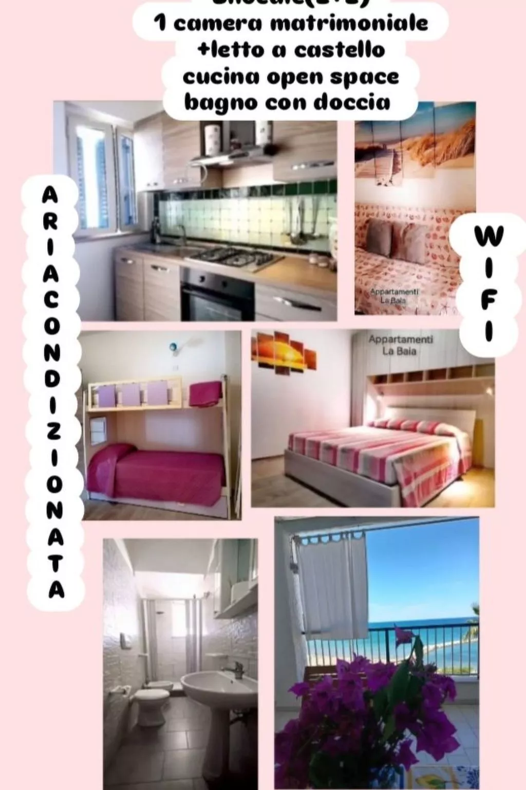 Zwei-Zimmer-Wohnung mit Meerblick-Inside