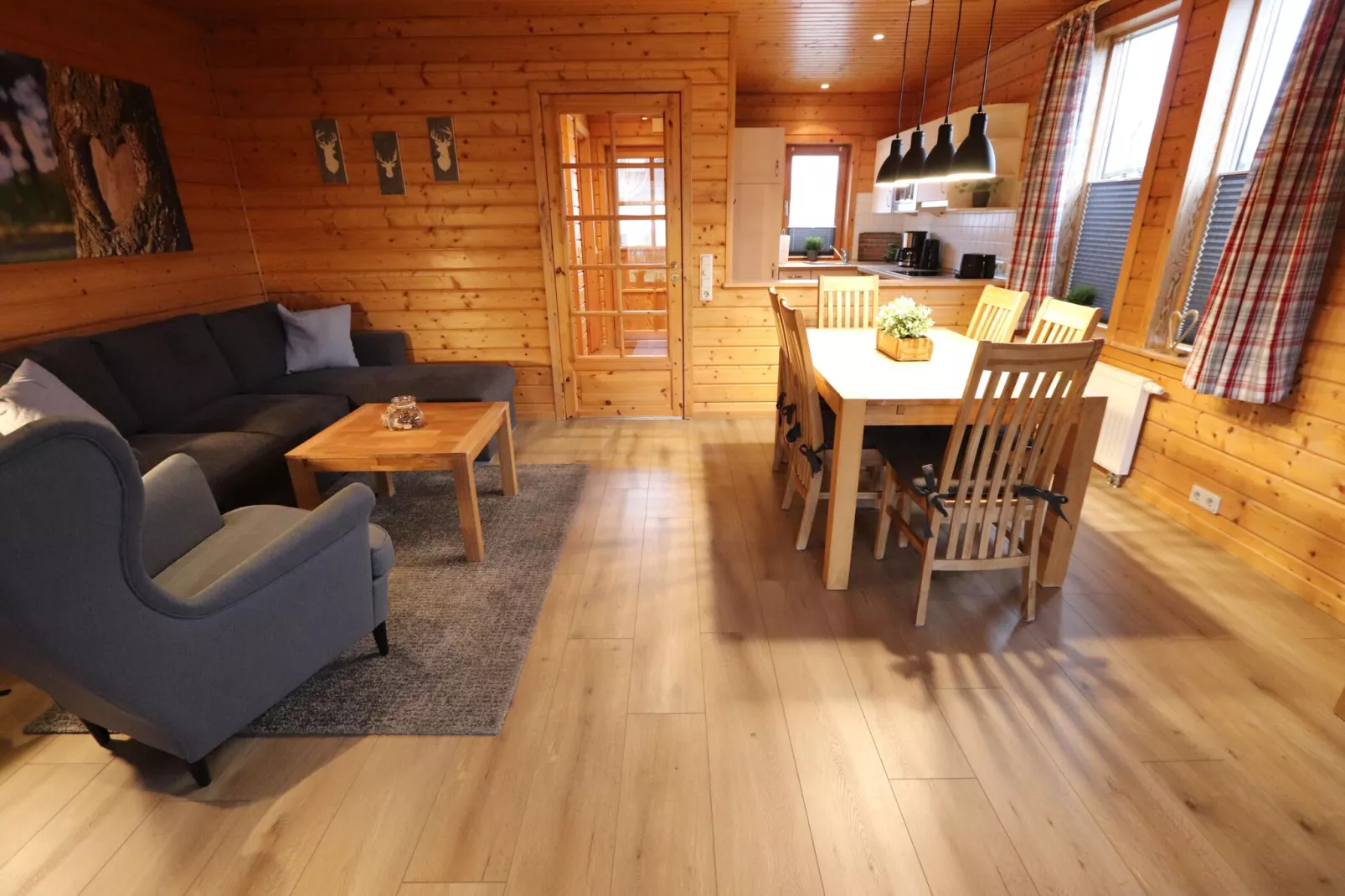 Ferienhaus in Hasselfelde - Haus 1 Blauvogel-Wohnzimmer