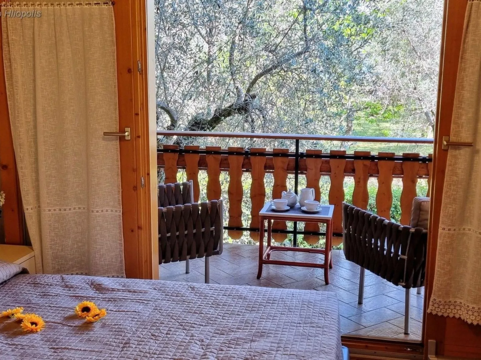 Cottage mit Terrasse-Dedans