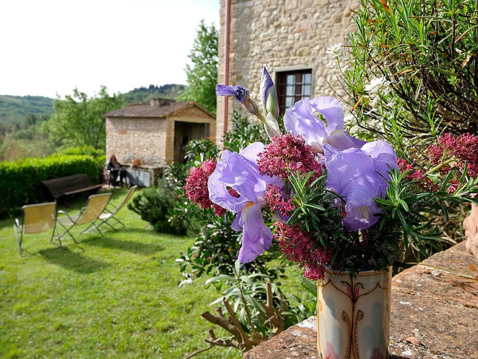 Erta Toskanisches Bauernhaus mit Pool-Outside