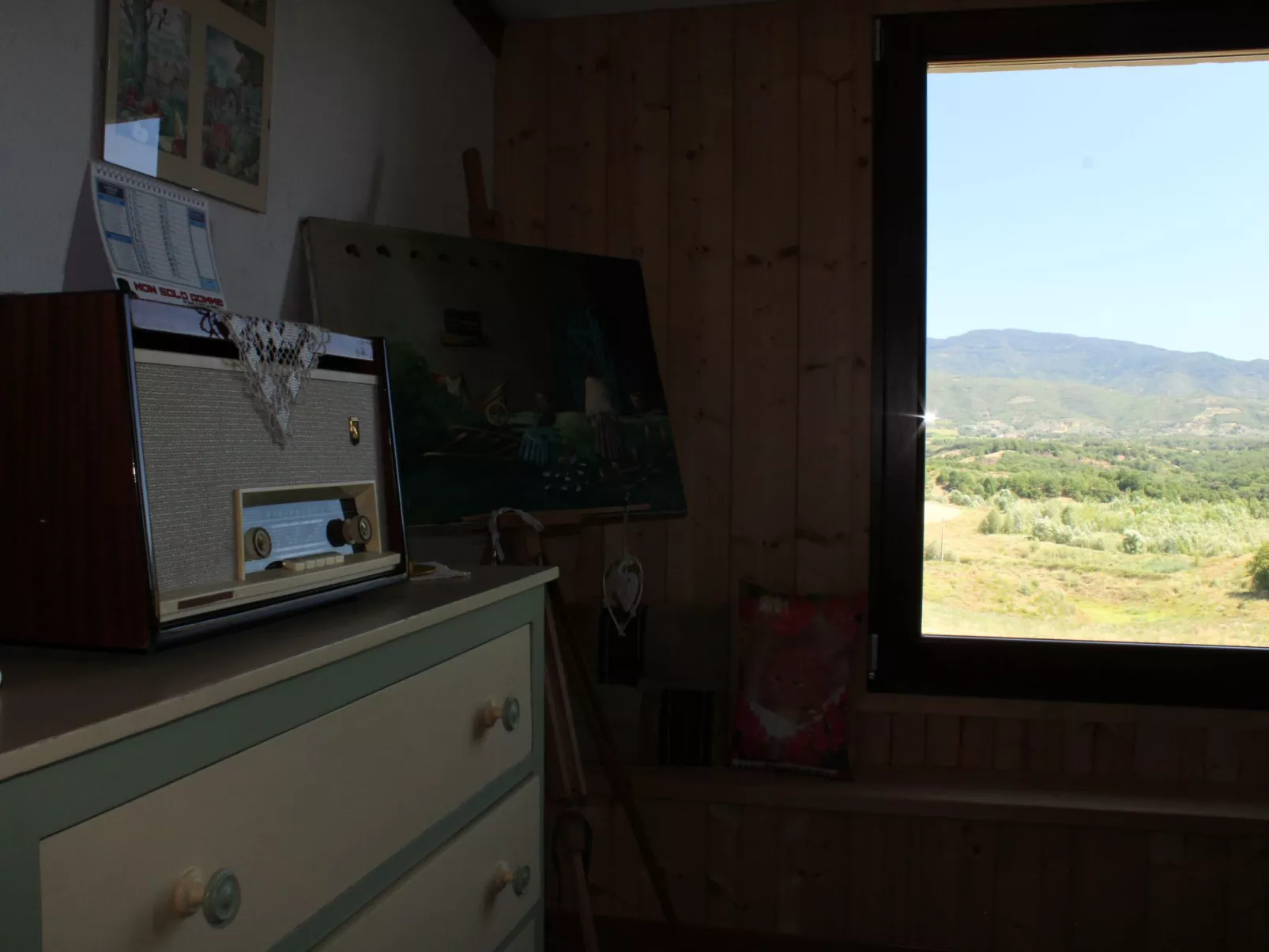 Flache Linde-Draußen