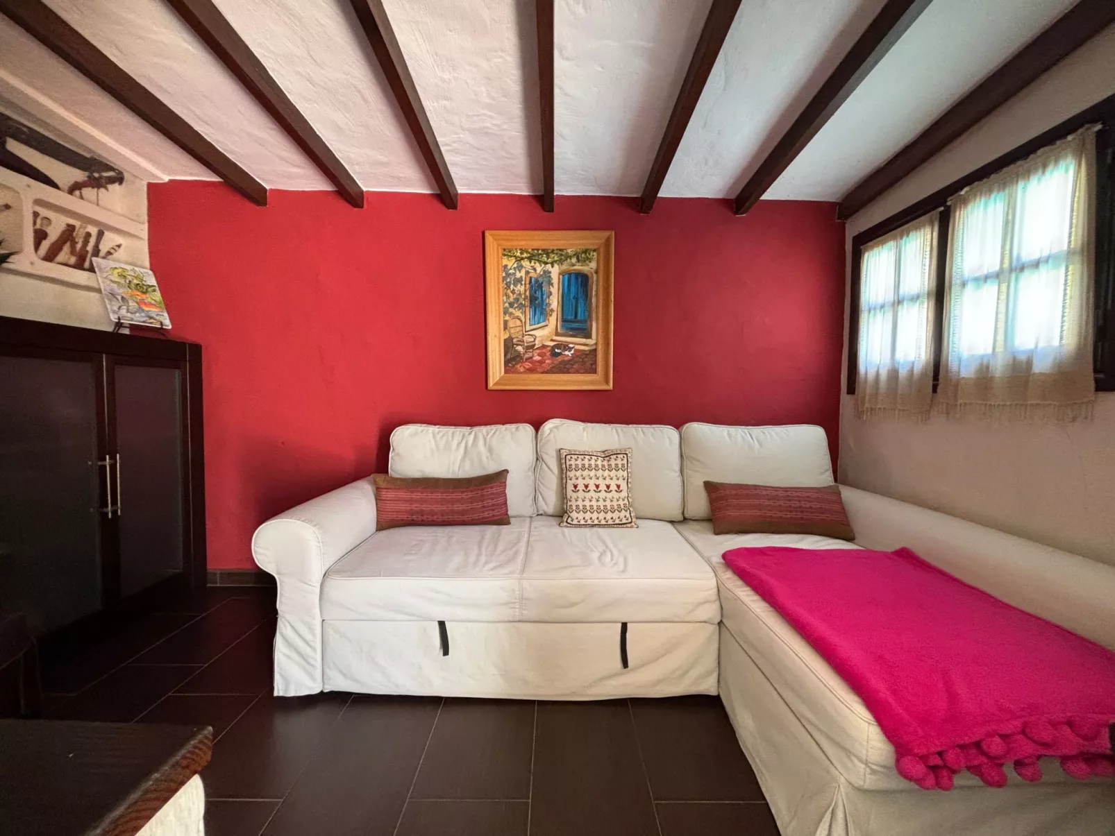 Haus mit beheiztem Schwimmbad, Berg- und Meerbli-Dedans