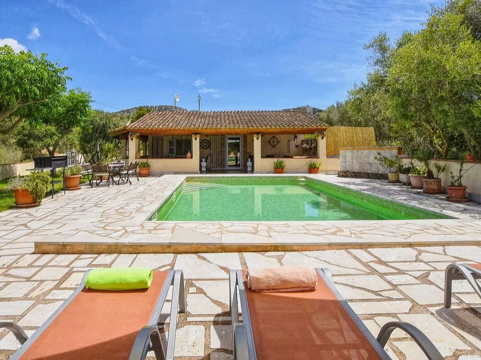 Finca Son Macia ruhige Lage Schwimmbad und Klimaanlage-Draußen