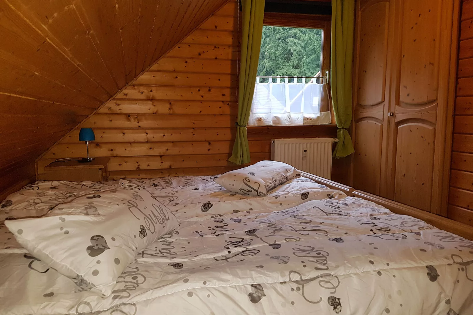 Ferienhaus in Hasselfelde - Haus 46 Blauvogel-Schlafzimmer