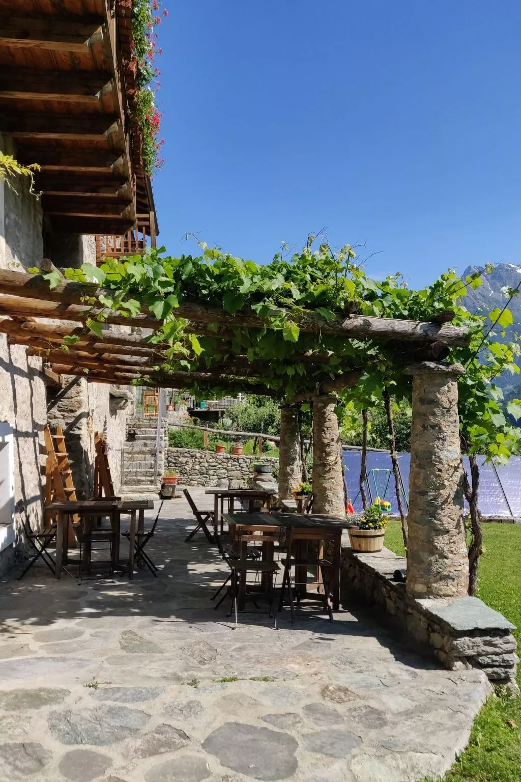 Drei-Zimmer-Wohnung La Mucca in Gignod-Outside